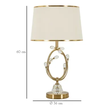 LAMPA STOŁOWA Wersal 36X60 cm